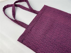 Recycled møbeluld, mulepose / indkøbsnet i pink